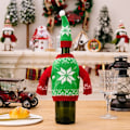 Miniatyrbilde 1 av 10: Jule champagneflaskehatt Vinflaskepose C C C