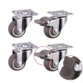 Pikkukuva 3 / 7: 4kpl Huonekalupyörät Pyörät Pyörät Kääntyvä pyörä 1inch4 pcs