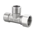 Miniatyrbilde 5 av 5: 2 STK avledningsventil T Adapter VVS-sett 2PCS