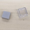 Miniatyrbillede 5 af 6: 10 stk Transparente nøglehætter Dobbeltlags nøglehætter HVID white