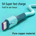 Miniatyrbillede 8 af 10: Ladekabel Hurtig telefonoplader PINK 2MTYPE-C TYPE-C Pink 2MType-C-Type-C