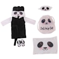Miniatyrbilde 1 av 10: 6 STK Dukke Sovepose Sett Pute Patch Tøffel PANDA PANDA panda
