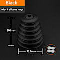 Miniatyrbillede 1 af 10: Elektrisk Drill Dust Cover Drill Dust Collector SORT SORT Black