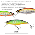 Pikkukuva 3 / 9: uppoava Minnow Baits Fish Hooks C C C