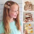 Miniatyrbillede 8 af 10: 2 stk Plyshårclips Hårklemmer 9 9 9