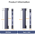 Miniatyrbillede 3 af 10: 4 I 1 USB-C HUB Universal USB 3.0 dockingstation