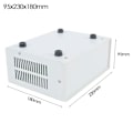 Miniatyrbillede 1 af 10: Indkapsling Project Case Junction Box 95X230X180MM 95x230x180mm