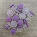Miniatyrbillede 1 af 10: 50 stk. snørebåndsspænde rebklemme LILLA 50 stk. 50 stk. Purple 50Pcs-50Pcs