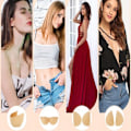 Pikkukuva 10 / 10: Liimarintaliivit Traceless Invisible Bras BLACK C black C