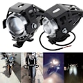 Miniatyrbillede 9 af 10: 2 STK LED Forlygte Motorcykel Køre Spotlight 2 STK 2 STK 2pcs