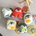 Miniatyrbilde 9 av 10: Tegneserie Penguin Purse nøkkelring anheng 3 3 3