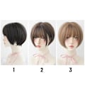 Miniatyrbild 2 av 10: Short Wig Bangs Wig 2 2 2