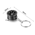 Pikkukuva 2 / 10: Wheel Tire Style Keychain Wheel Hub Key Ring MULTICOLOR Multicolor