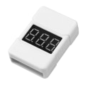 Miniatyrbilde 1 av 10: 2stk Batteri Spenning Tester Meter Tester Lipo WHITE White