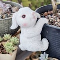 Miniatyrbilde 3 av 10: Harpiksstatue Hagepottepynt C C C