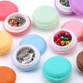 Miniatyrbillede 7 af 10: 6stk/parti Macarons Opbevaringsboks Pakkeæske ORANGE orange