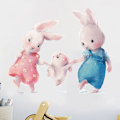 Pikkukuva 6 / 10: Seinätarrat Sarjakuva Rabbit Decals 3 3 3