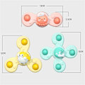 Miniatyrbild 5 av 9: Cartoon Fidget Sugkoppar Spinner Leksak