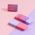 Miniatyrbilde 6 av 9: Tofarge viskelær Skrivesaker Gummi Korreksjon Verktøy Random Color