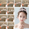 Miniatyrbillede 9 af 10: Princess Crown Tiaras Pandebånd STYLE 4 STYLE 4 Style 4