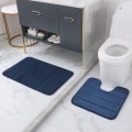 Miniatyrbilde 10 av 10: Baderomsteppe Gulvmatte MARINEBLÅ navy blue