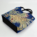 Miniatyrbillede 3 af 10: Peacock Broderet Tote Bag Lærred Håndtaske SORT NORMAL black normal version-normal version
