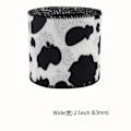 Pikkukuva 3 / 7: 2 rullaa 10 jaardia Cow Print Ribbon Wired Cow Print Wired Edge