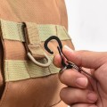 Miniatyrbild 8 av 10: 4 st Bälteskrokar Webbing Spännen KHAKI 3.8CMSTYLE 2 STIL 2 Khaki 3.8cmStyle 2-Style 2