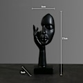 Miniatyrbilde 1 av 8: Abstrakt statue Desktop Ornament SORT C C Black C-C