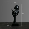 Pikkukuva 1 / 8: Abstrakti patsas työpöydän koristeet MUSTA C C Black C-C