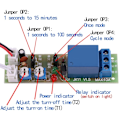 Miniatyrbilde 5 av 7: Justerbar Tidsbryter Modul Timer Relé Modul Timer Delay