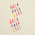 Miniatyrbillede 10 af 10: 24 stk Halloween falske negle Lang ballet falsk negl SN058 SN058