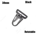 Pikkukuva 6 / 10: Eagle Mouth -solki Eagle Hook MUSTA 25 MM EI PYÖRITÄ EI Black 25mmNot Rotatable-Not Rotatable
