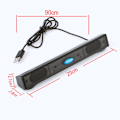 Miniatyrbilde 7 av 10: Computer Mini Audio System Lang høyttaler SVART Black