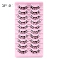 Miniatyrbilde 1 av 10: 10 par klyngevipper ser ut som extensions DIY10-1 DIY10-1 DIY10-1