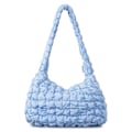 Miniatyrbillede 1 af 10: Quiltet mulepose Puffer mulepose LYSEBLÅ Light Blue