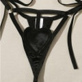 Miniatyrbillede 6 af 10: Kvinder Lingeri Sæt Sexet String SORT L black L