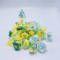Miniatyrbilde 6 av 10: 7 Stk/sett DND Terning Polyhedral Terning GRØNN GRØNN green
