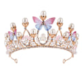 Miniatyrbillede 1 af 9: Prinsessekrone til Piger, Fødselsdagskrone med Krystaller