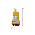 Miniatyrbillede 2 af 5: Outlet Tester AC elektrisk stikkontakt Tester