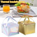 Miniatyrbild 4 av 10: Thermal/Kylväska Lunch Picknickpåse SILVER 12 TUM 12 TUM silver 12 inch-12 inch