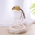 Miniatyrbild 1 av 10: Cat Toy Spring Plate Spiral Tease Cat Toy MUS MUS Mouse