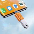 Miniatyrbilde 4 av 10: Type C til USB 3.1 Adapter Type C hanne til USB hunn SVART Black