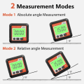 Miniatyrbillede 5 af 10: Digital Level Inclinometer SORT Black