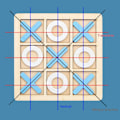Miniatyrbillede 6 af 10: Tic Tac Toe brætspil 1 1 1