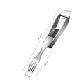 Miniatyrbillede 2 af 10: Vandmelon Slicer Cutter Vandmelon Gaffel Frugt Forks Slicer