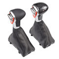 Miniatyrbillede 4 af 10: Gearskifteknap Gearstang SORT SORT Black