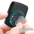 Miniatyrbillede 8 af 10: CNC Cykel Kilometertæller Cykel Speedometer SORT Black