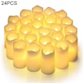 Miniatyrbillede 1 af 10: 24 STK Led telampe Flammefri Led stearinlys Falske stearinlyslampe 24PCS