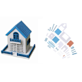 Pikkukuva 3 / 10: DIY Dollhouse Kit Miniatyyri nukkekodit 2 2 2